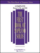 The First Book of Soprano Solos Vocal Solo & Collections sheet music cover